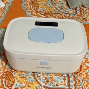 Topia White and Blue Baby Wipe Warmer